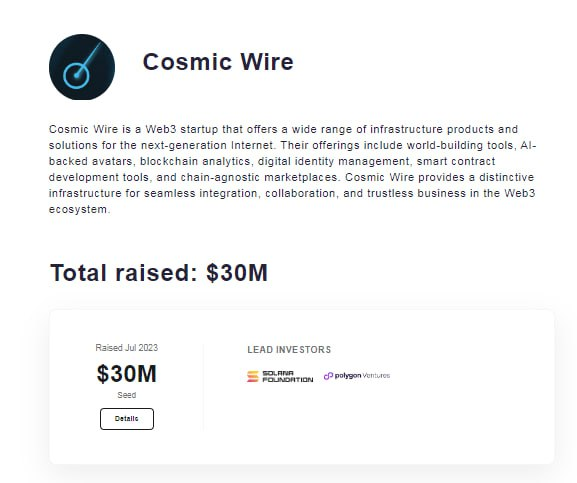 ace9vn's tweet photo. #CosmicWire: Raised 30 triệu đô từ #Solana Foundation - #solona đang hot nên chiến để đừng miss cơ hội - kèo dể làm 

Hướng dẫn join Waitlist và làm nhiệm vụ nhận #point trên #glaxe.

1. Đăng ký Waitlist: https://t.co/ipXHB6glVU ( kéo xuống điền tên và email)

2. Làm quest Galxe của dự án nhận hơn 2500 Point

Link glaxe 1: https://t.co/x1ay3N3i1d

Link glaxe 2: https://t.co/Nwa10B0Ri5

 p/S: Nhiệm vụ này yêu cầu bạn phải có Galxe Passport hoặc Galxe Web3 Score