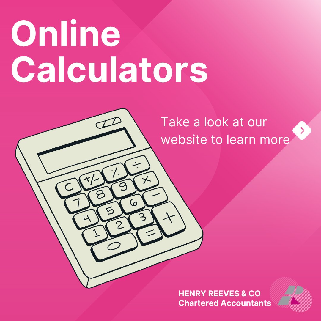 Did you know that we have a range of online calculators available on our website?

Explore tools for mortgages, loans, APR, Net pay, VAT, stamp duty, company car, and many more.

Click the link in our bio to learn more.