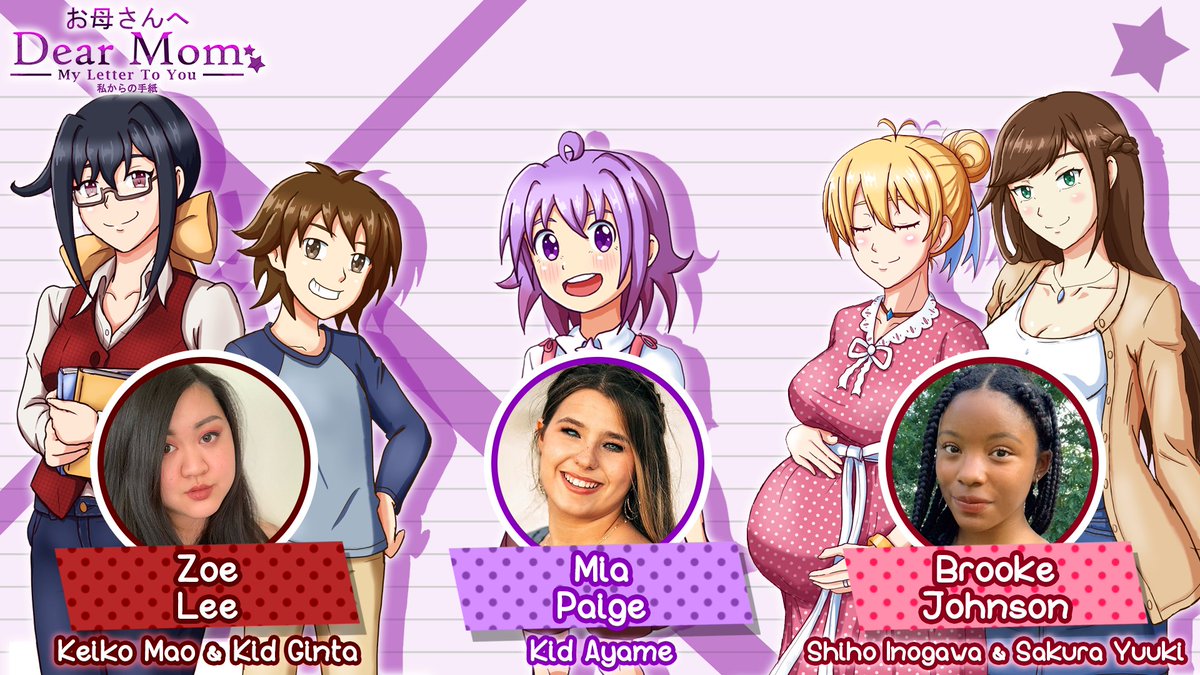 Extras Cast:

<a href="/ZotatoPotato/">Zoe D. Lee- Stream Rage War!</a> as Keiko Mao, Kid Ginta, &amp; Mitsugu Naoe
<a href="/MiaPaigeVA/">Mia Paige🎙🍰 is pahsiv</a> as Kid Ayame &amp; Chizuru
<a href="/BrookeJohnsonVO/">Brooke Johnson</a> as Shiho Inogawa &amp; Sakura Yuuki