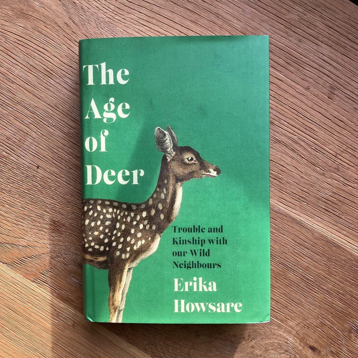 Beautiful book post day: “The Age of Deer” by Erika Howsare just came through my letterbox. I was lucky enough to edit a gorgeous piece by Erika in Dark Mountain 20. Reading her words on wild animals and kinship will be an absolute joy.

#creativenonfiction #environmentalwriting