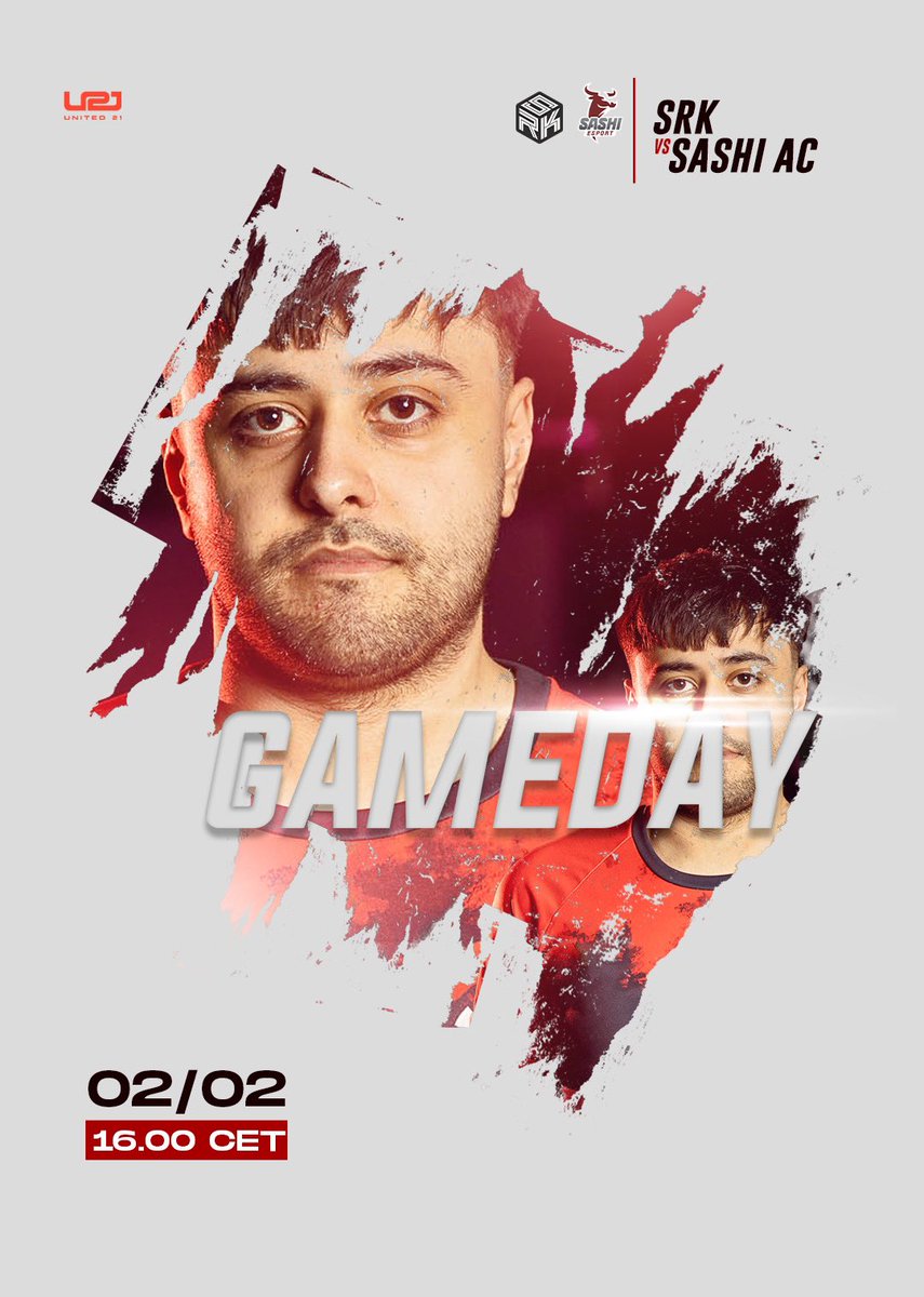 Are you ready for Team SRK debut? We are playing versus Sashi Academy on the @OfUnited21 2nd Division Grand final! 🆚 Sashi Academy 🕠 16:00 CET 🗺️ Best of 3 Don’t miss out!