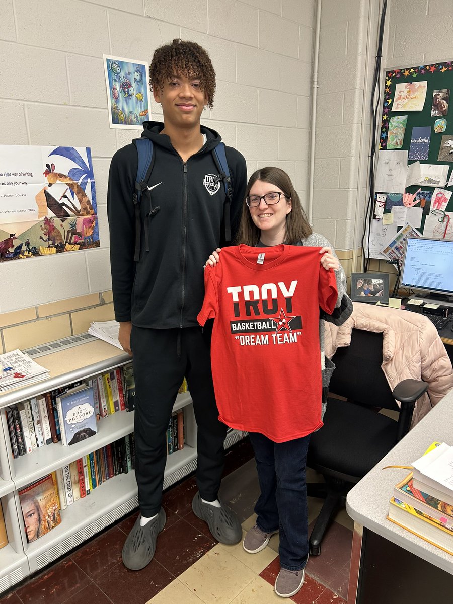 From sophomore Kardel Winfield “Big thanks to Mrs Baker for being a great teacher and having such an impact on me!”