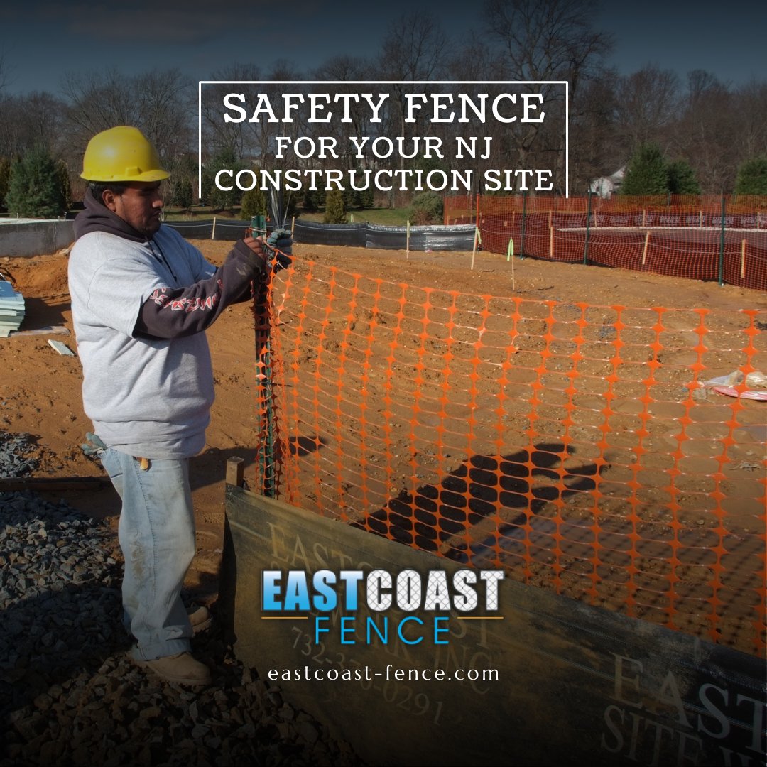 EastFence's tweet photo. Safety fences are fundamental in construction site management, promoting a safer, more organized, and legally compliant working environment for both workers and the public.  Call 732-905-0006 to get safety fence on your job site today! Learn More > https://t.co/oBIONTiMBv https://t.co/SJUNG4IOt0