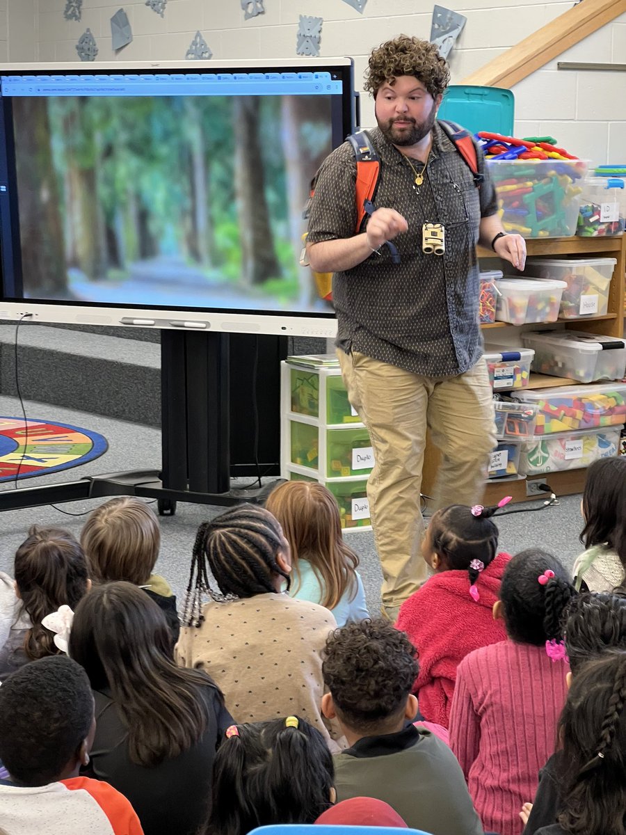 First grade is kicking off their PBL about birds with a fun guest speaker Mr.TJ