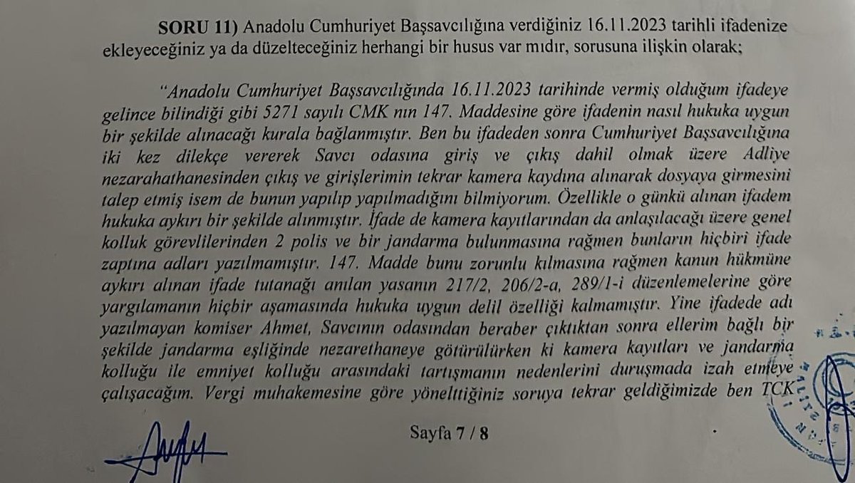 1-Savcının hukuka aykırı ve zorla aldığı ve insanların tutuklu bıraktığı Ahmet Gün’ün gerçek itirafı.
Ahmet Gün”ifadem hukuka aykırı alındı.