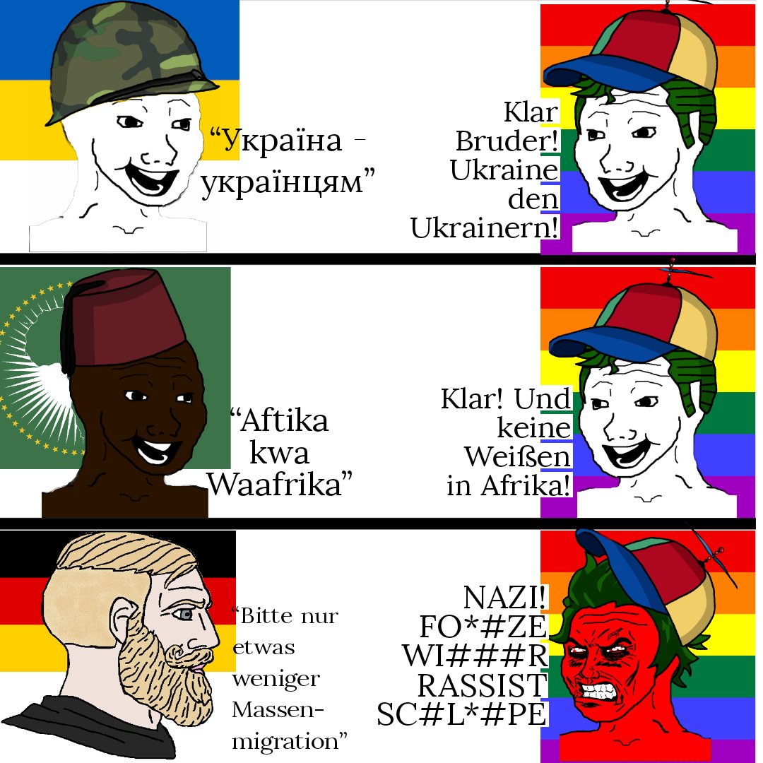 Linke sind geisteskrank und bösartig.