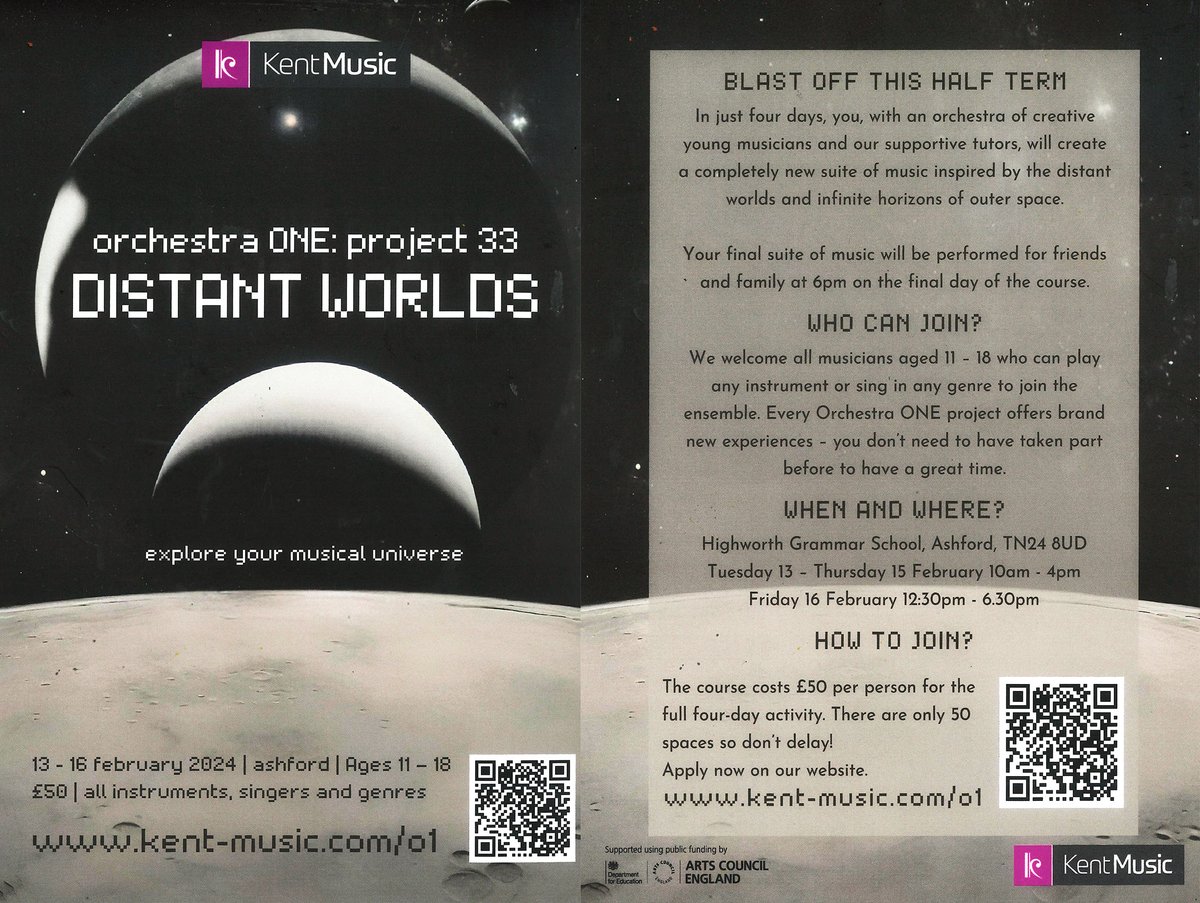 Our fantastic woodwind teacher, Lindsay Edmondson, is running the Orchestra One course over half term in Ashford. Read more here themallingschool.kent.sch.uk/news/?pid=8&ni…