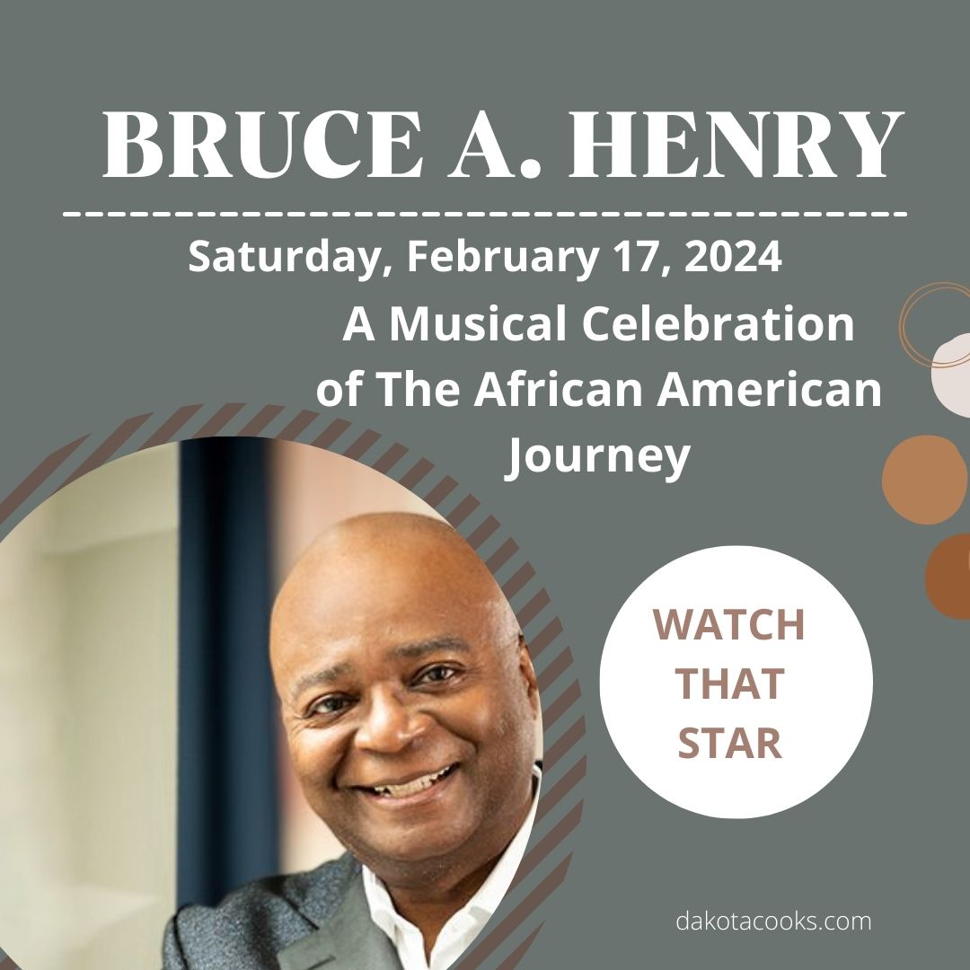 bruceahenry's tweet photo. Vocalist Bruce A. Henry, returns to Dakota Jazz Club, Saturday, February 17, at 7:00 P.M. with a special performance, “Watch That Star”, A Musical Celebration of The African American Journey. Tickets available at https://t.co/LTFQTNxJxe https://t.co/sE7B4F4sYB