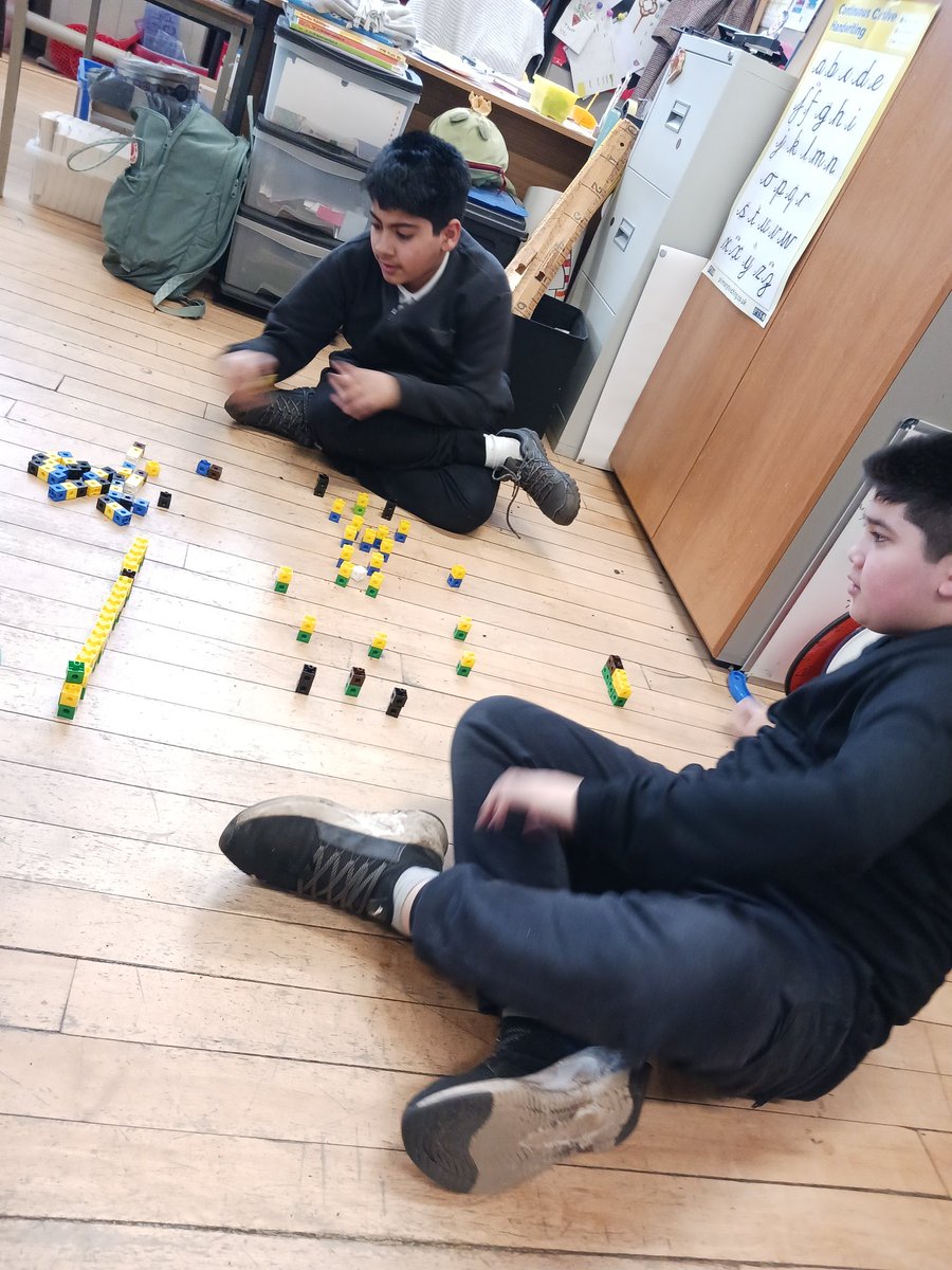 If we can't play football outside, we'll just create our own football match with cubes😁⚽️ #football @PEPASSGlasgow #creativeplay #creativesport