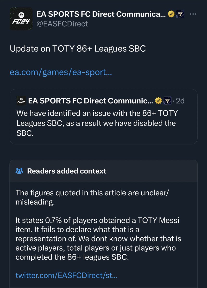 NickRTFM's tweet photo. imagine a multi-billion dollar company getting community noted twice in one week 💀 https://t.co/JsQYgJ0cCr