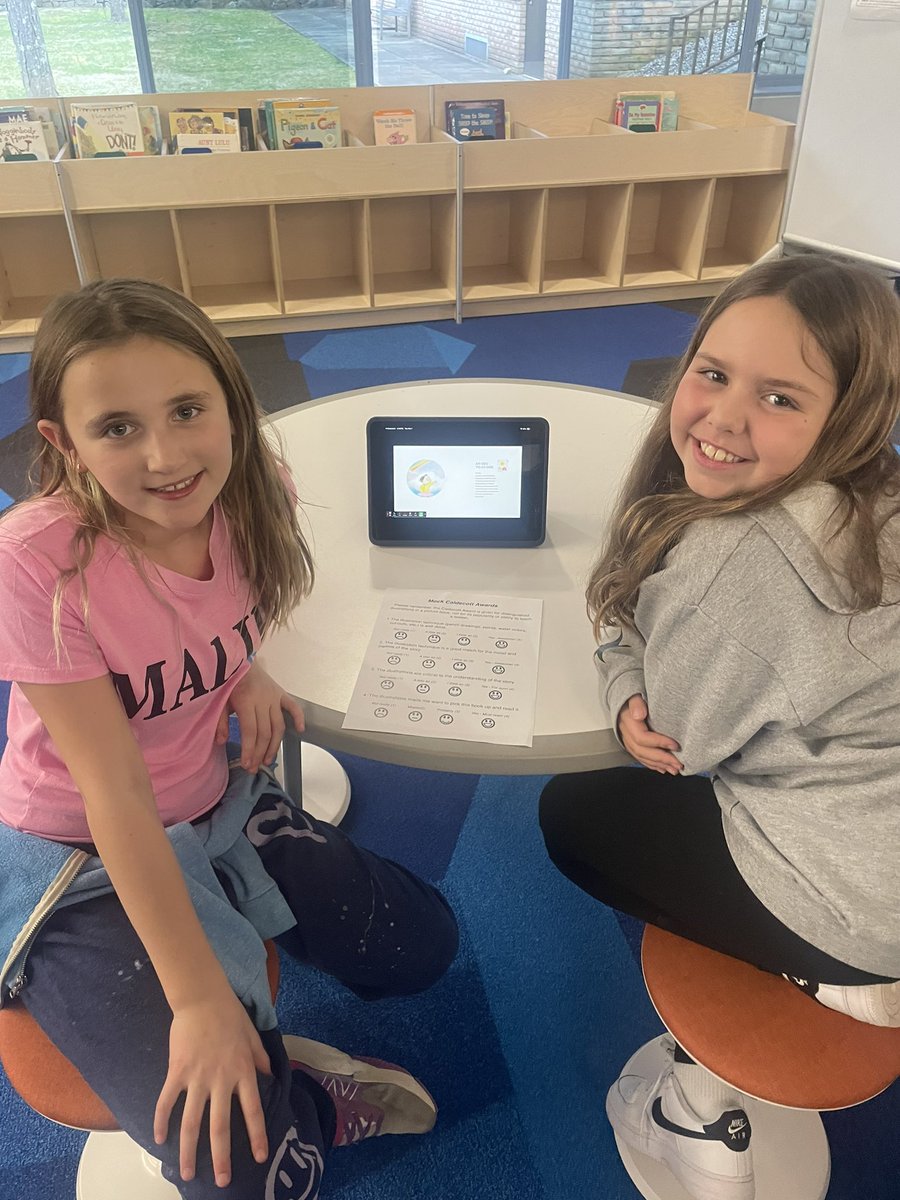 AndreaSchaber's tweet image. Our K-4 #WOschool Bookworms celebrated the #MockCaldecottAwards. Staff members recorded texts, critical thinkers engaged with rubrics while scoring books, mathematicians tallied up the votes, and announcers delivered the results schoolwide! 🗳️📚🥇 #TechLiteracy #WeAreChappaqua