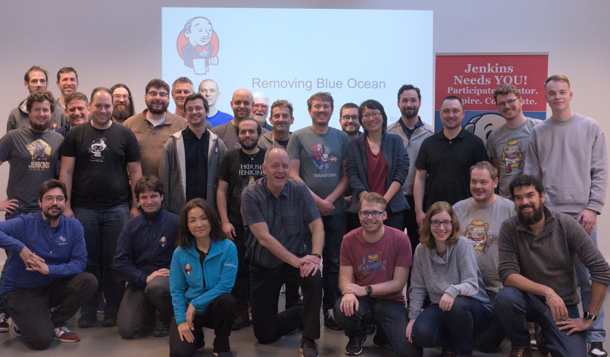 Productive day at the Jenkins contributor summit! Thank you to all contributors who traveled near & far to attend this event. Special thanks to @ICABincubator for hosting the venue & @CloudBees for the travel sponsorship! 🫶