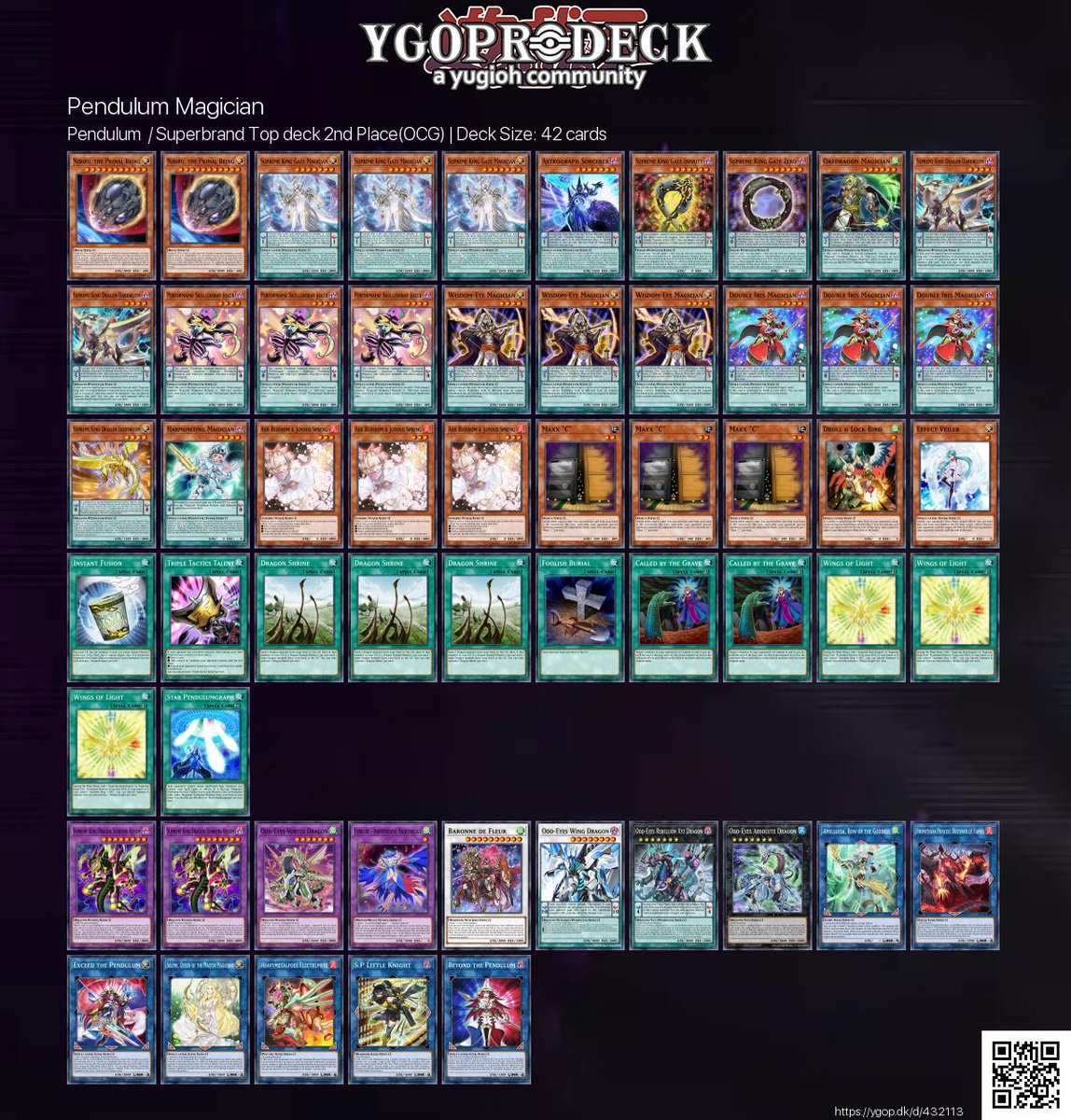 Pendulum / Superbrand Top deck 2nd Place   https://t.co/y37gJnfxIA # yugioh #yugiohtcg