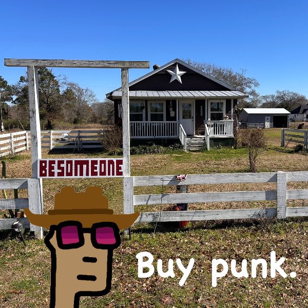 Be someone…
That buys punk 😏