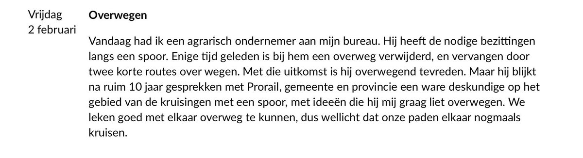 De week is weer vol. Goed weekend!

Provinciegroningen.nl/wvdw