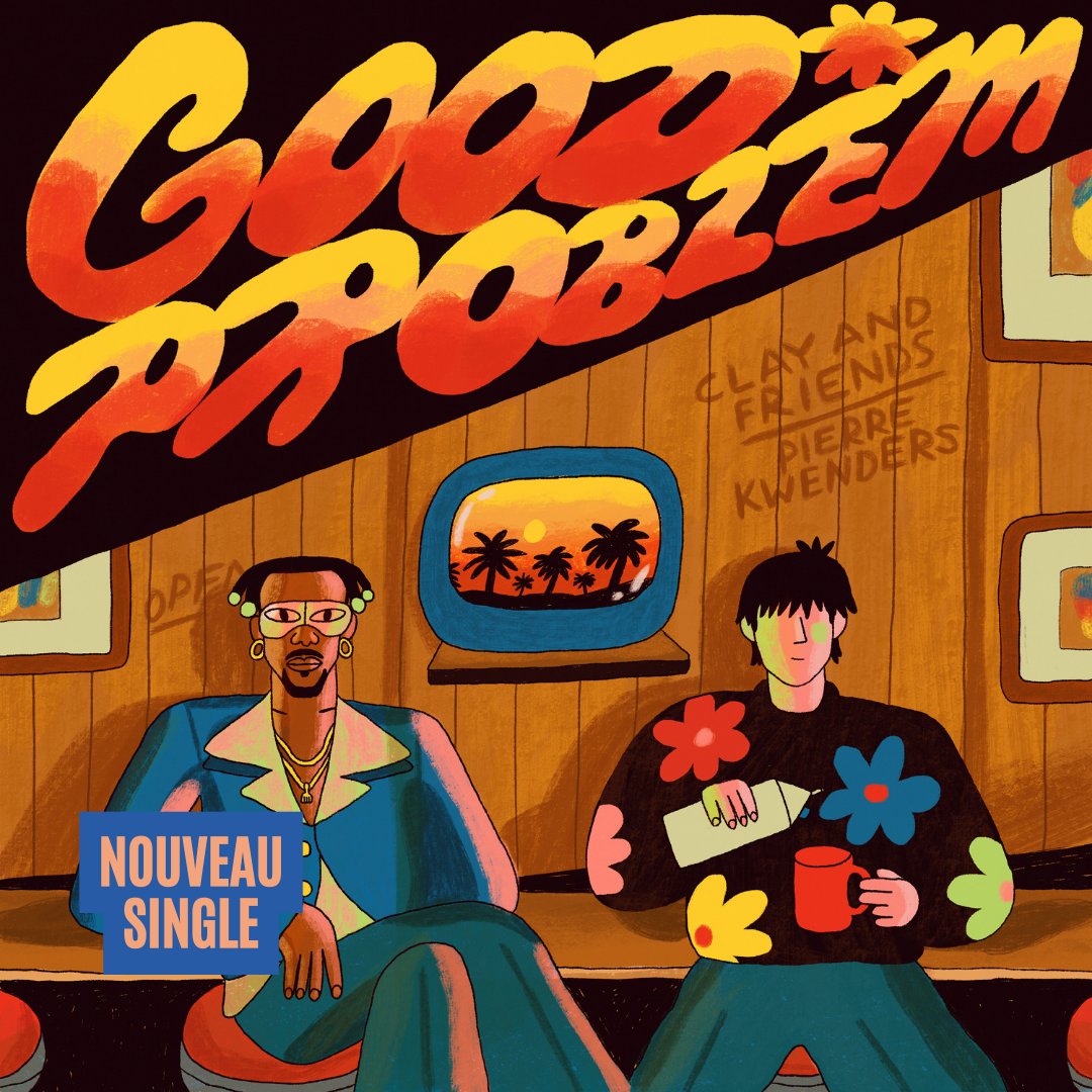 💿 NOUVEAU SINGLE 💿

Le groupe @ClayFriendsMtl signe cette nouvelle collaboration, où l'on rencontre @PierreKwenders qui nous transporte au cœur de la musique africaine moderne.

Découvrez "Good Problem", un single qui fait disparaître les soucis d'un coup de baguette magique !