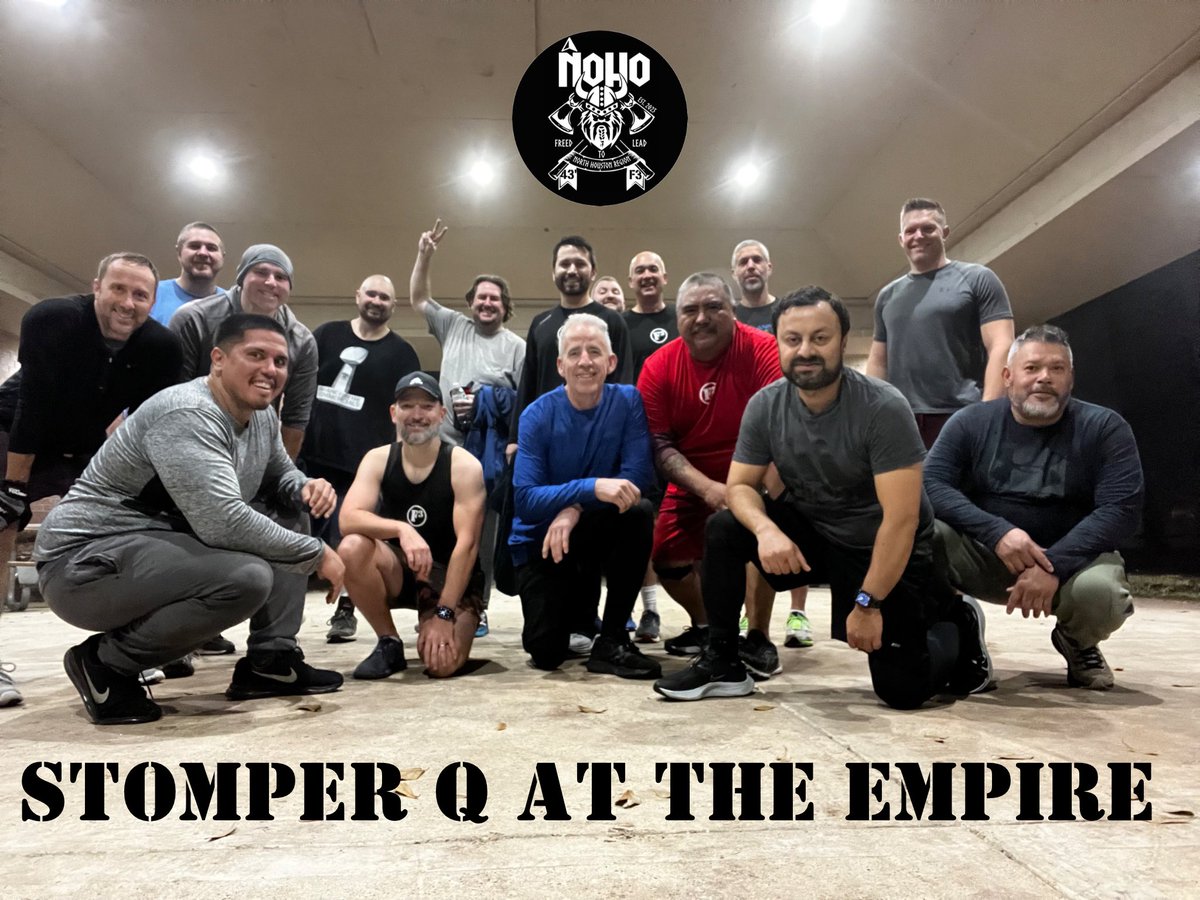 18 at The Empire this morning. Way to get after it gents. 

<a href="/f3Nation/">F3</a> <a href="/f3NoHo/">F3NoHo</a> <a href="/f3houston/">F3Houston</a>
