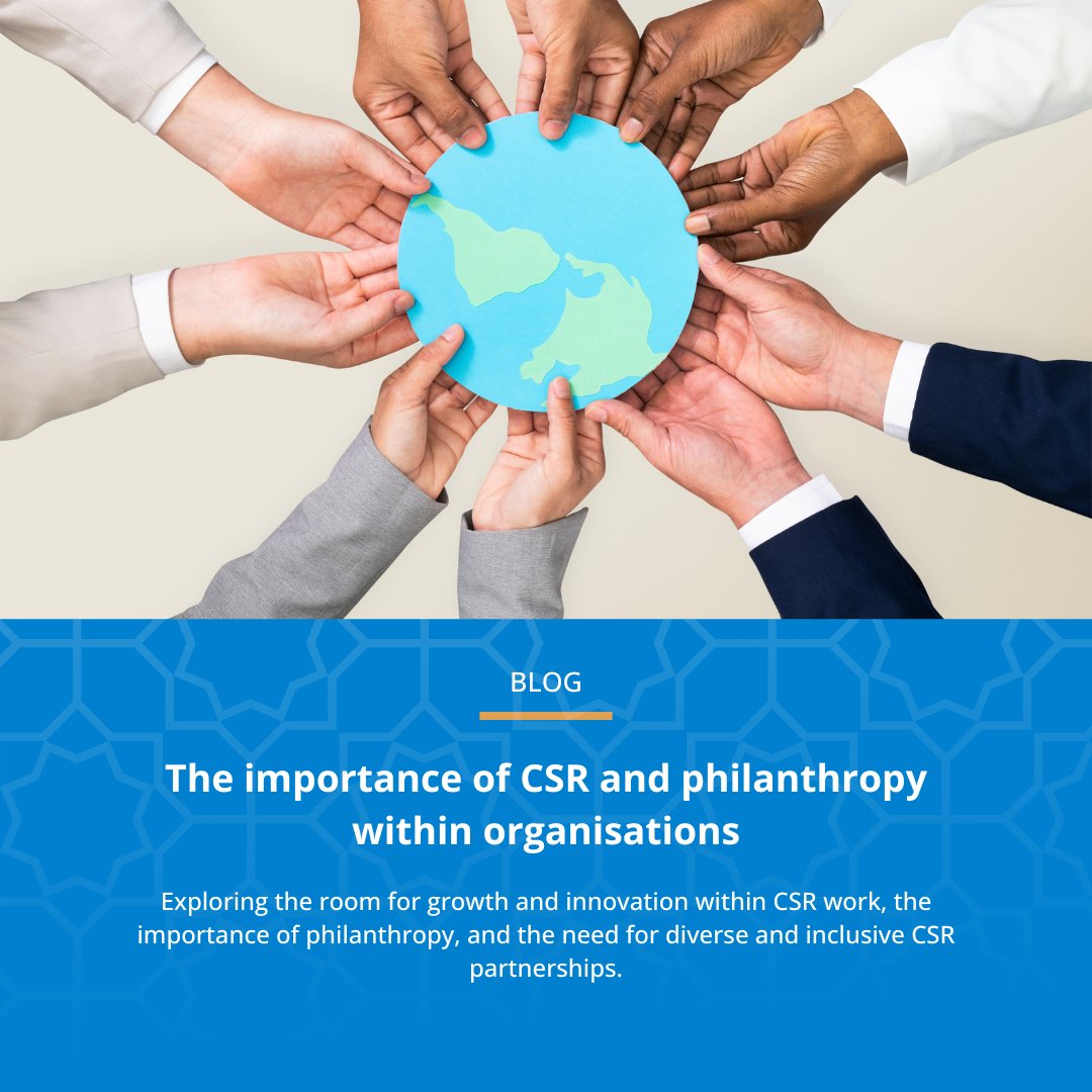 📝 New on the blog: The importance of CSR and philanthropy within organisations

What's your take? 

Read more here: assadaqaatcommunityfinance.co.uk/Communityfinan…

#CSR #Innovation #Philanthropy #Diversity #Influence #CorporateNews
