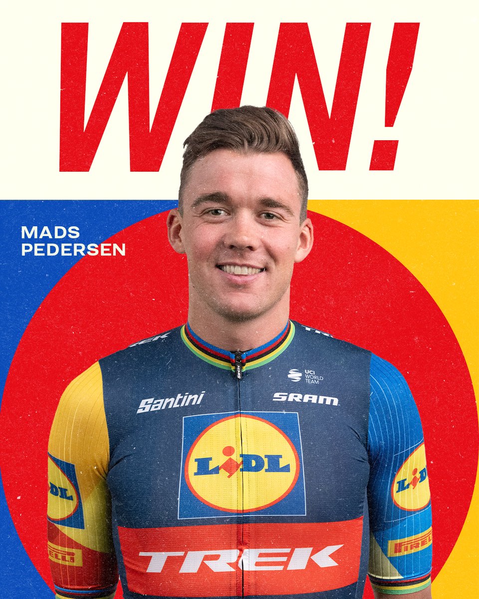 #EDB2024 BOOM! <a href="/Mads__Pedersen/">mads pedersen</a> takes the win after textbook teamwork 🎯