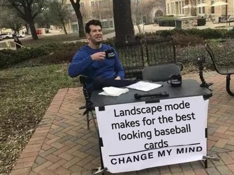 ENSportsCards1's tweet image. My hobby hot take

#teamhorizontal