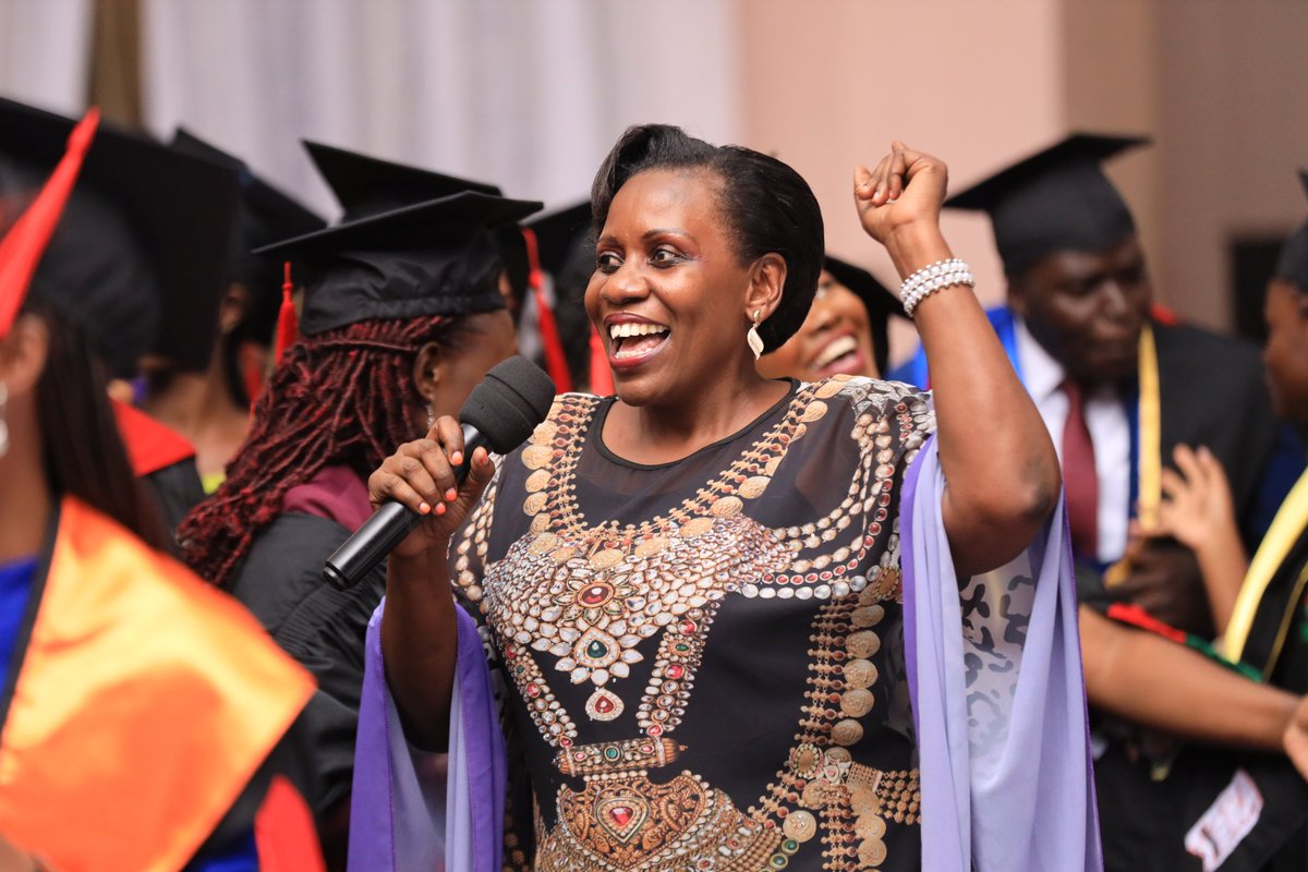 MCFMakerere's tweet photo. Today marks the celebration of 144 Scholars who have successfully completed their undergraduate degree program at Makerere University. These individuals were conferred with their degrees at the #Mak74thGrad Ceremony, which concluded today. https://t.co/FEZxHYB3ug