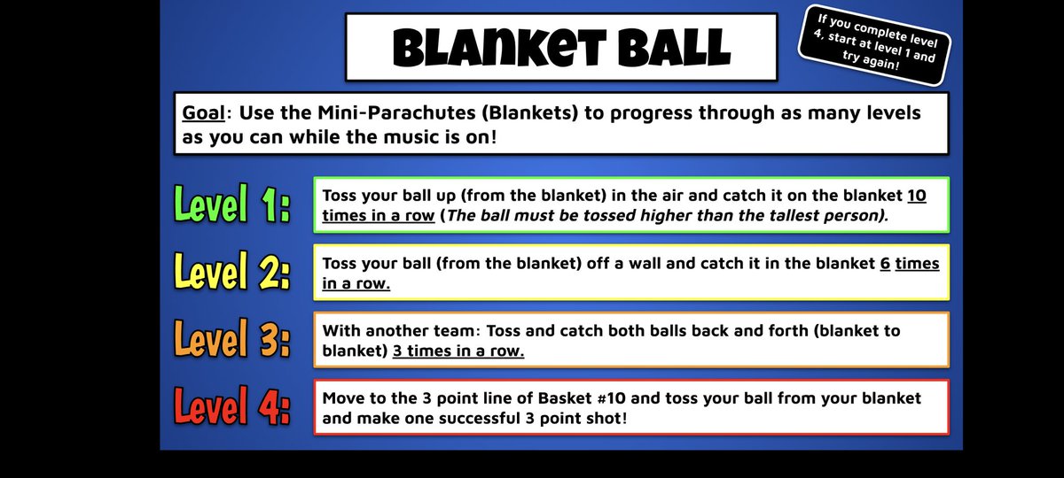 Today our students are reflecting on what it's like to think of the team first 🏆 after playing some Blanket Ball in #PhysEd