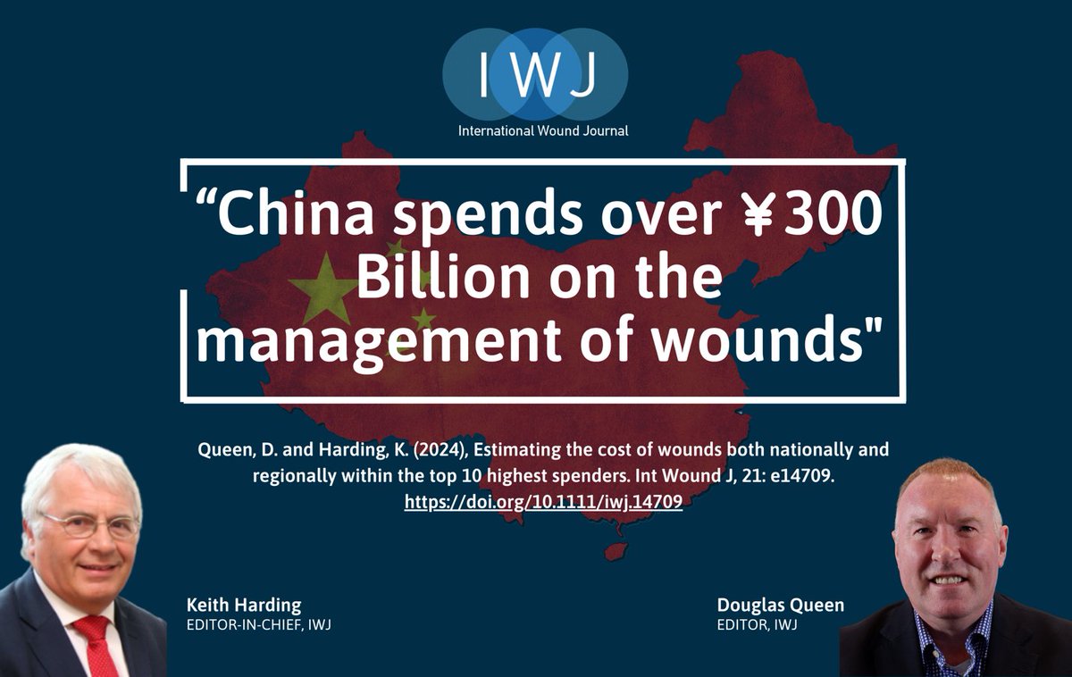 IntWoundJournal's tweet photo. China Could Be Spending Over 300 Billion Yuan on Managing Wounds: The IWJ recently published an editorial showing what China could be spending over 300 Billion Yuan on managing wounds, both nationally and regionally. https://t.co/oFOeCFS8Li
#wounds #costs #IWJ #China https://t.co/99wiPzFShS