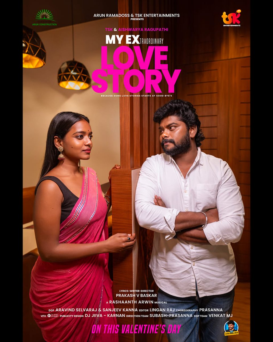 #MyExtraordinaryLoveStory

#Poster

On this Valentine's Day

#tciTimeline #02Feb2024
#TSK #AishwaryaRagupathi #PrakashVBaskar #RashaanthArwin