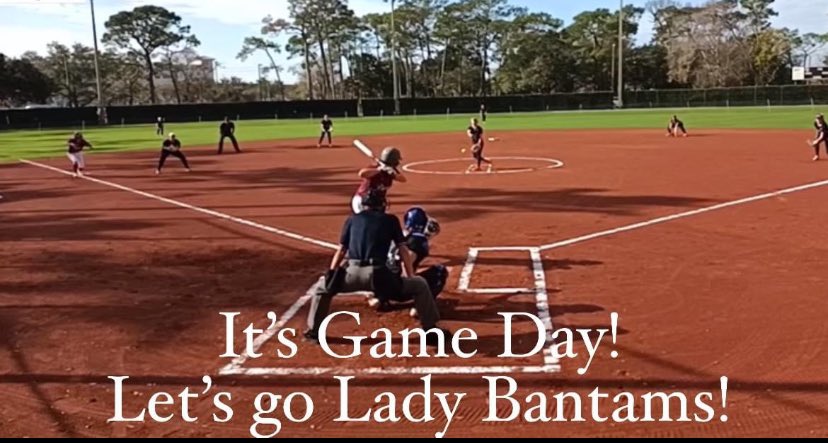 Come support our Lady Bantams as we face the Bobcats of Bryant & Stratton (VA).  

Streaming will only be on Game Changer.  (Don’t click on the ads in the comments. ) 

🥎 Timken Park, Field #1
🥎 Game times are 1 & 3