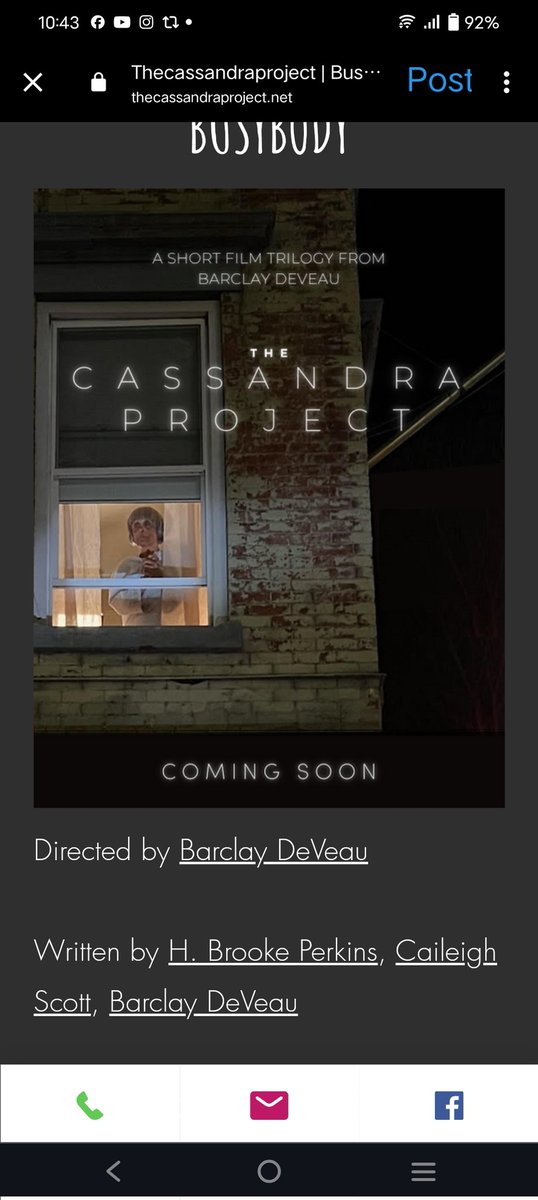 judy29348843's tweet photo. BusyBody
Florence .
A Crime
A Witness.
The First of three film of
#TheCassandraProject
COMING SOON....
@aldenrichards02 @myriad_corp
#BusyBody
#MyriadEntertainmentCorp
📸 https://t.co/TVGKheaU3q https://t.co/kttswMVm1e
