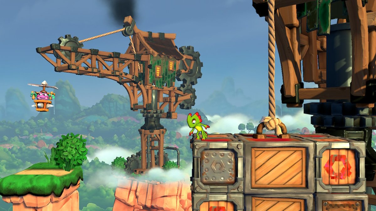 JustGreenOne's tweet photo. #YookaLaylee #ImpossibleLair #NintendoSwitch https://t.co/kTN7RlhkNM