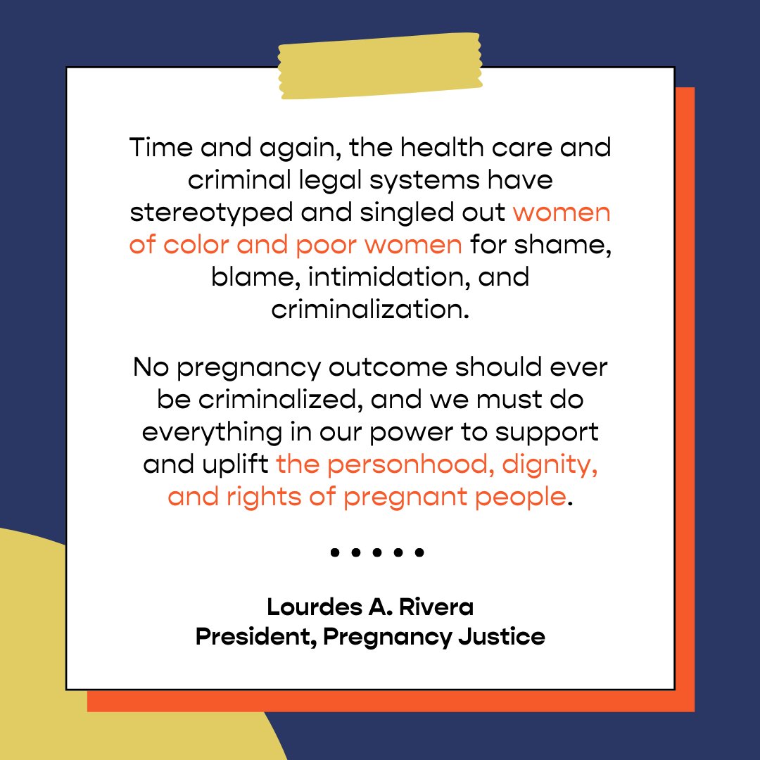 We teamed up with other organizations to endorse a letter from <a href="/DemWomenCaucus/">Democratic Women's Caucus</a> urging <a href="/POTUS/">President Donald J. Trump</a> to protect patients from pregnancy criminalization.

➡️ All people should have access to the reproductive health care they need — not be criminalized for it.

democraticwomenscaucus.house.gov/media/press-re…