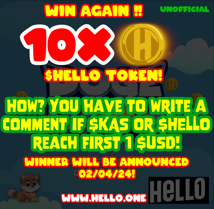 Svenholm6's tweet photo. I like both! What do you think, will $HELLO 💎 or $KAS 💎reach 1 $USDT first? Write a command and win 10 $HELLO token 🚀
@IamBomb_Diggity @FinstarH @bdecamps71 @HELL0HERO @thehellolabs #KillerWhales #KillerWhalesTV #helloone @DanielC69008864 https://t.co/6eXeBnKUcl