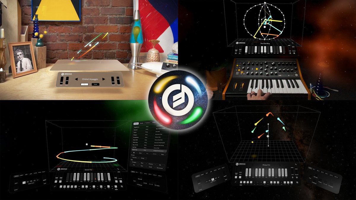 Animoog Galaxy for Apple Vision Pro is now available!

I’m so excited that after many months of working on this in utmost secrecy, we can finally share Animoog Galaxy with the world.

Animoog was always a three-dimensional idea: comets flying in orbits along a path with