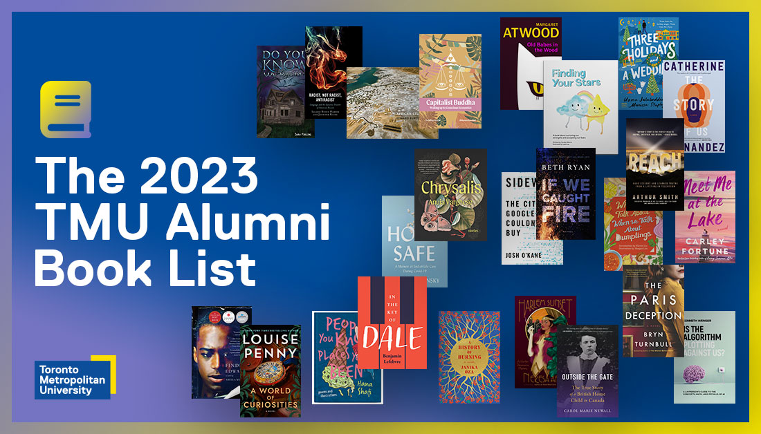 38 book made up our 2023 TMU Alumni Book List and we're excited to be putting together our 2024 list now! If you or an alumnus you know if publishing a book this year, get in touch with Erin MacDonald at erinmac@torontomu.ca. Browse last year's list: ow.ly/TMev50QxbcB