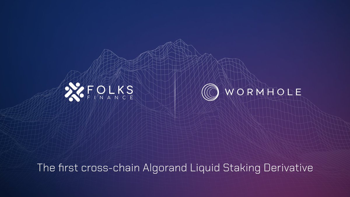 A key liquid staking token for the <a href="/Algorand/">Algorand Technologies</a> blockchain is leveraging Wormhole to become the first Algorand cross-chain DeFi product 🌪️

Introducing <a href="/FolksFinance/">Folks Finance</a> ⬇️