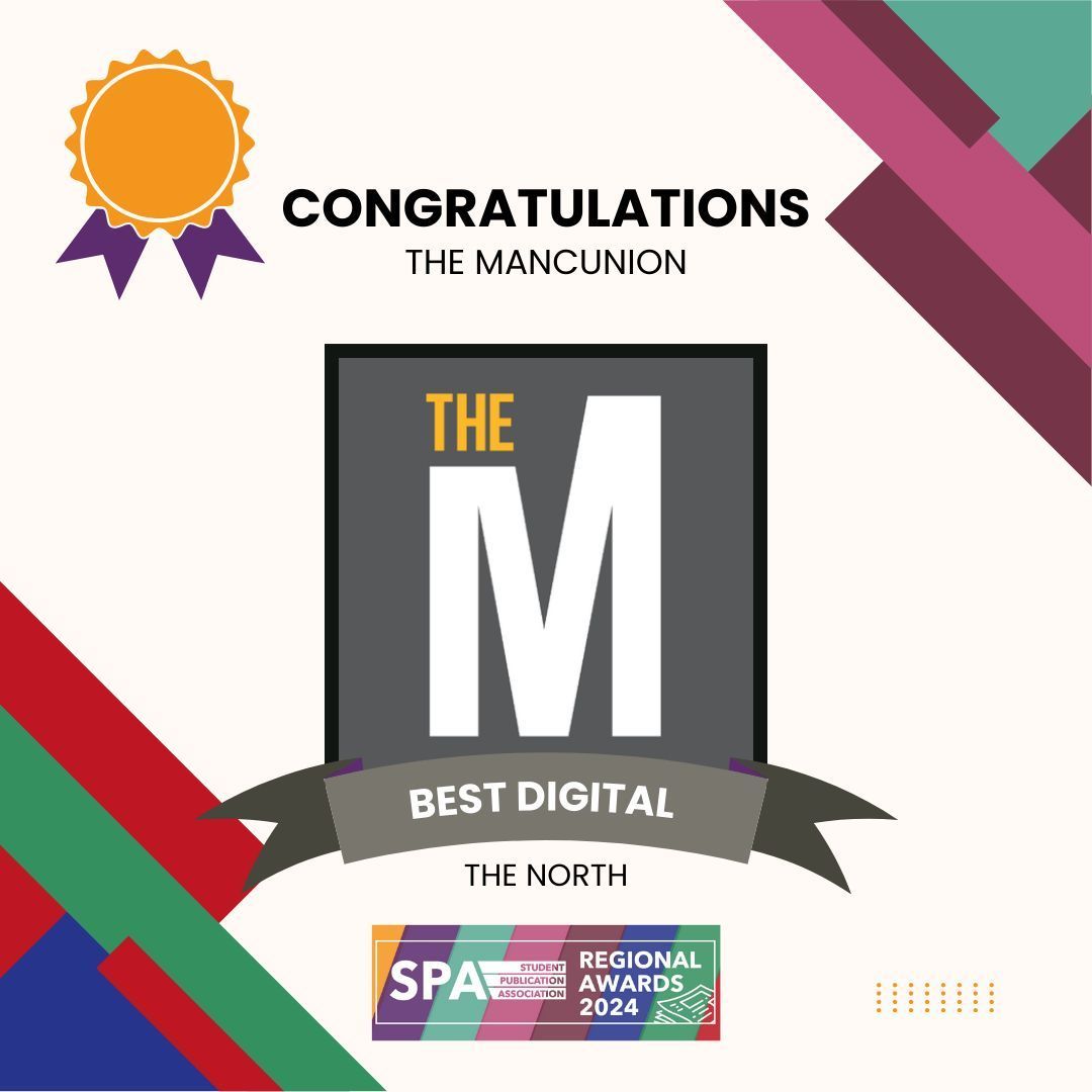 SPAJournalism's tweet photo. Congratulations to @themancunion, our 2024 winner for best digital media in the North. https://t.co/GwQ6c01Iq8