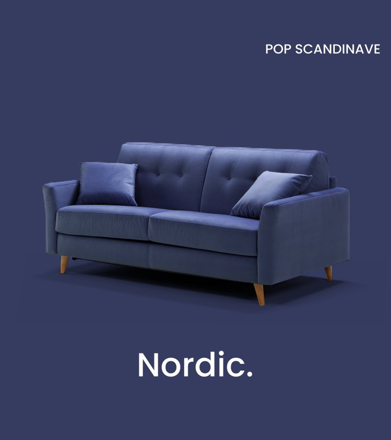 Ce bleu cobalt 😍 Mettre un coup de pep's dans son intérieur, mais avec goût. Canapé convertible Nordic. Disponible également dans d'autres couleurs. Vite, les soldes se terminent mardi soir ! &gt;&gt;&gt; moncanape.com/canapes-conver… #moncanapedotcom #soldes #soldeshiver #convertible