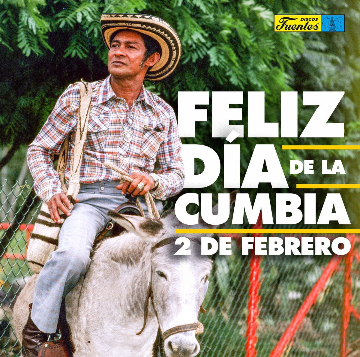 ¡Febrero sí debería tener un día festivo! 😎

Y hoy es la respuesta, el 2 de febrero se celebra el Día Nacional de La Cumbia.
Un género que nos hace sentir orgullosos de ser colombianos y que une a toda Latinoamérica. 💛💙
