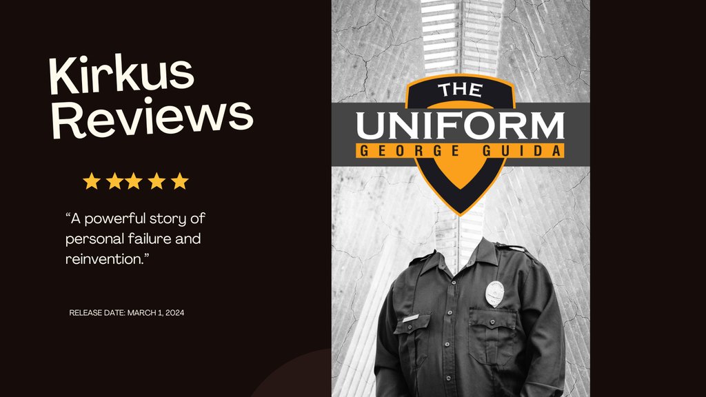guernica_ed's tweet photo. "A powerful story of personal failure and reinvention." 
Kirkus Reviews✨️🤩

READ the full review The Uniform BY GEORGE GUIDA  👇️
https://t.co/0sWy2B5ao2 https://t.co/LlIarMz5eu