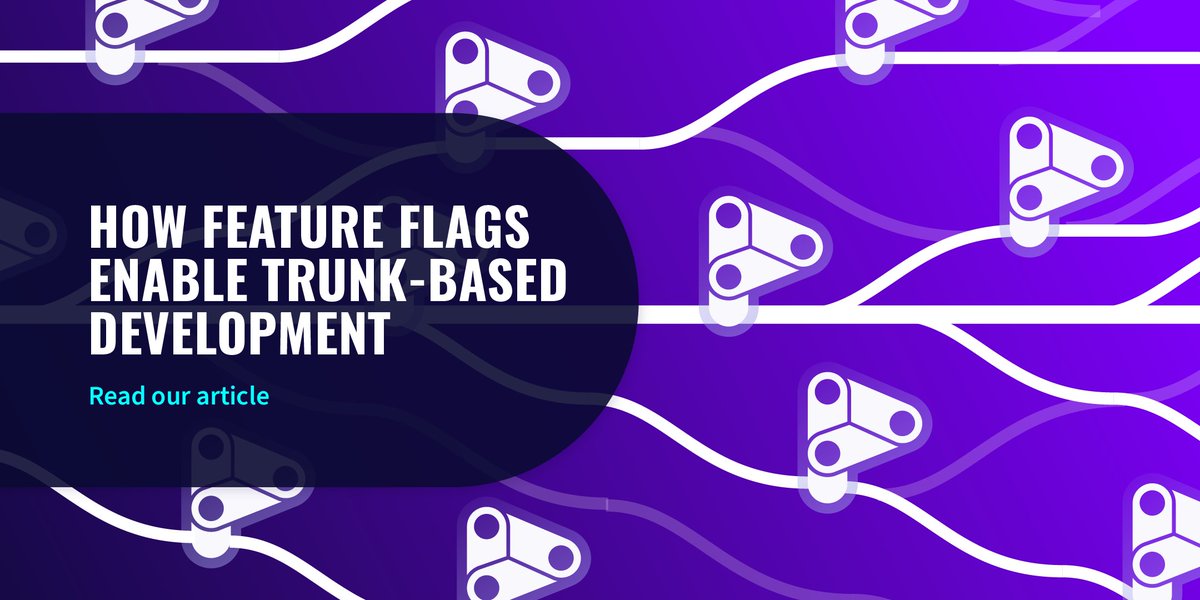 Trunk-based development can’t be accomplished without a way to commit unfinished code to a build that may end up in production. That’s where feature flags come in. Learn more about how feature flags are key to enabling trunk-based development.

split.io/blog/how-featu…