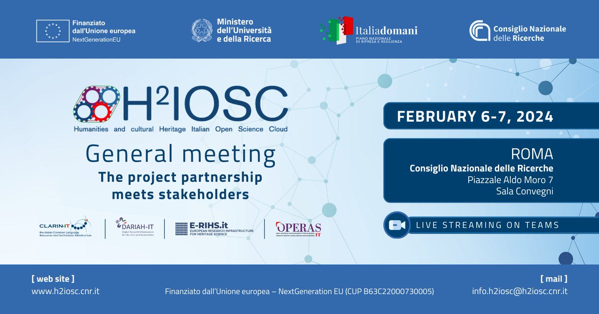 E-RIHS IT tweet media