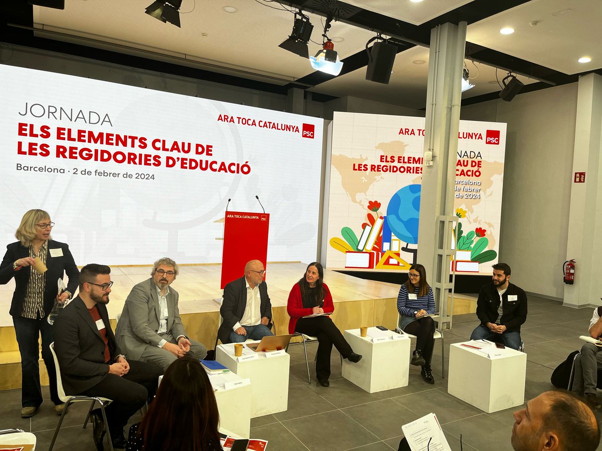 👉Tarda d'aprenentatge i de compartir experiències amb altres regidors i regidores d'educació de tot Catalunya a la trobada "Els elements clau de les regidories d'educació".