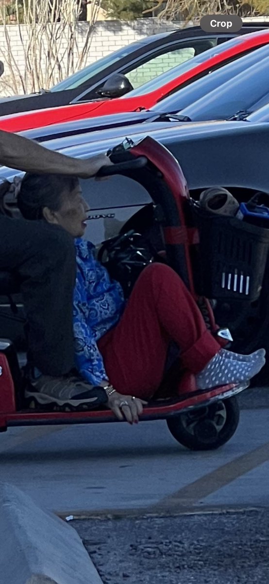 Met them in the post office line (very nice people) and then walked out to this! Less money than a car I thought to myself, as I watched them happily drive off (although I kind of feel like helmets would also be advisable)!!