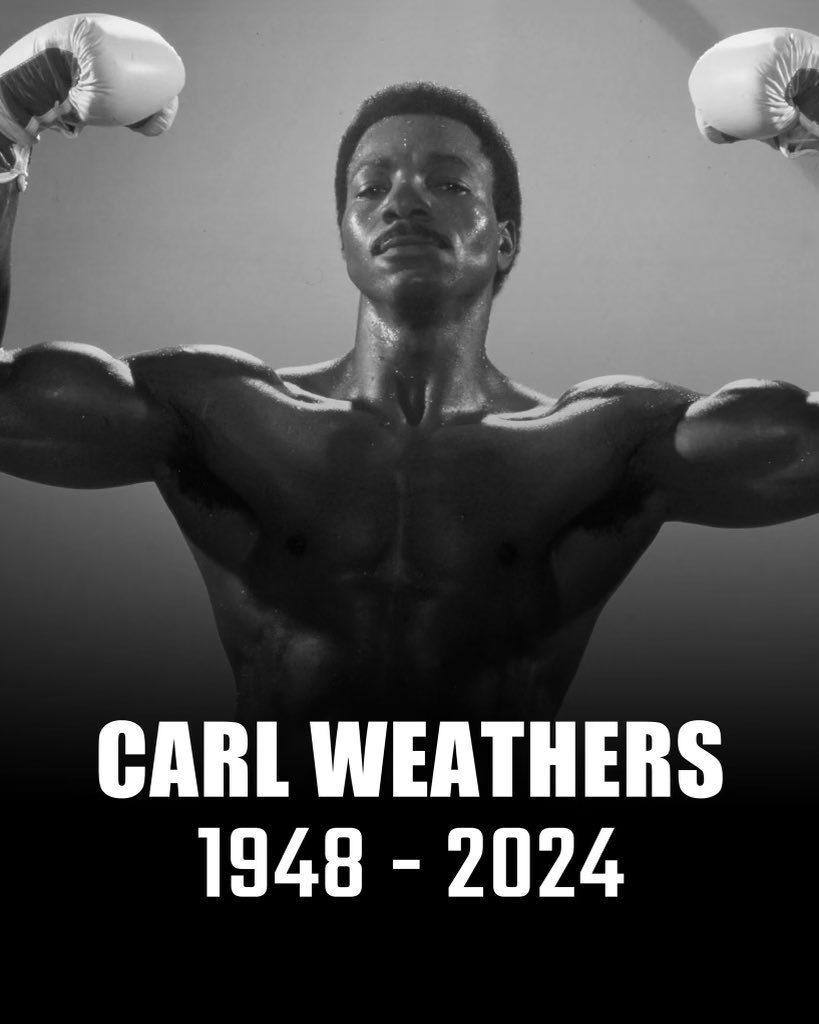 Rip Carl Weathers.THE MASTER OF DISASTER 🇺🇸🥊🥊