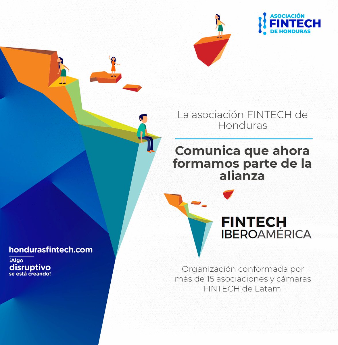 Con la intención de sumar mas beneficios para nuestros Socios y Miembros, y el claro objetivo de avanzar en el camino de un ecosistema Fintech más sólido, la Asociación Fintech de Honduras se ha unido a la Alianza Fintech Iberoamerica.
fintechiberoamerica.org