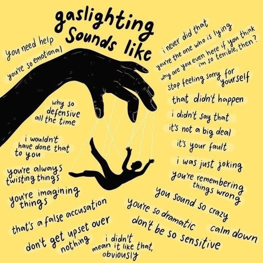 Gaslighting isn't limited to 1:1 interactions. Collective gaslighting is when some members of a group harass, mistreat & abuse a person while the rest of the group collude by denying it happens & minimising/justifying it. It can happen in personal or professional groups.