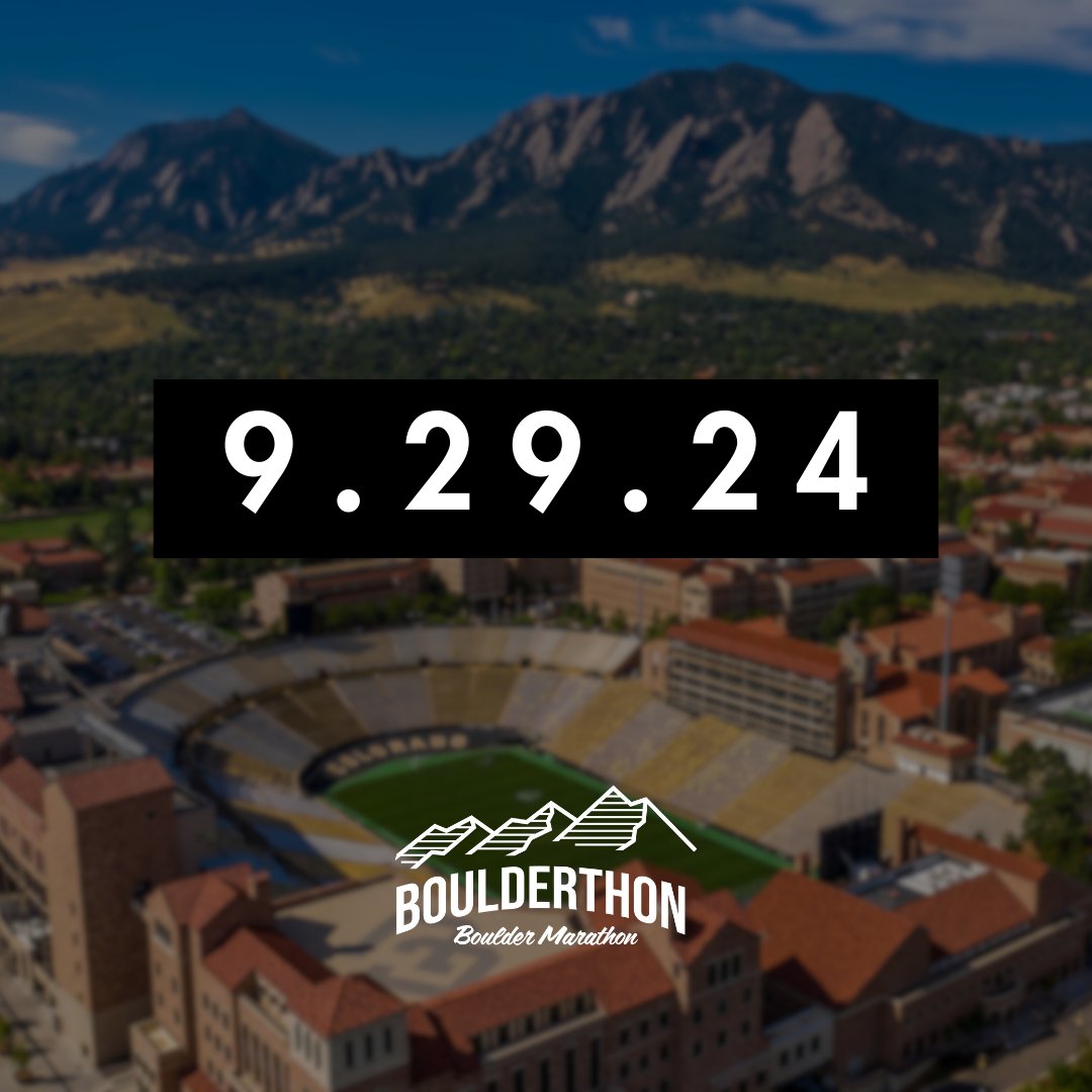 UPDATE: We have to change our date for the second time, and we are incredibly sorry. Based on the CU Football schedule, Boulderthon 2024 will move its date from September 22nd, 2024 to the following weekend, September 29th, 2024.