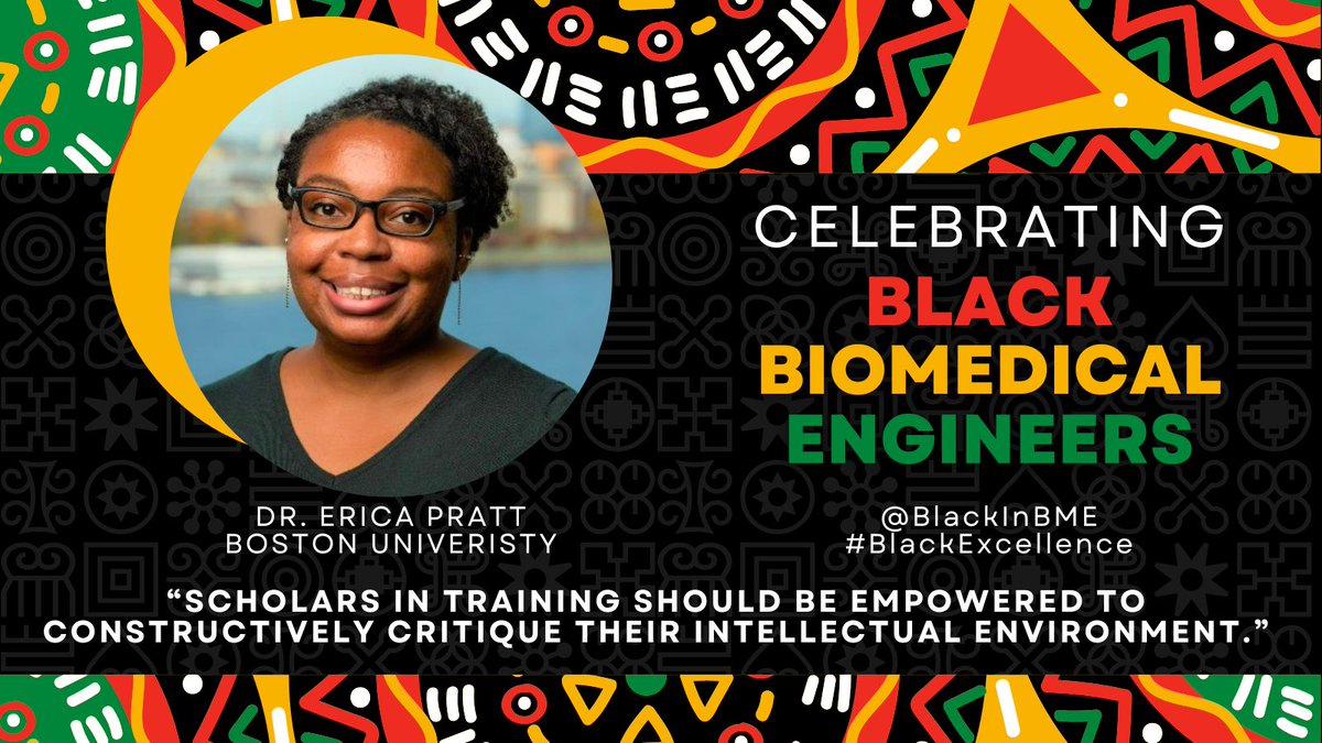 We all love @pratt_ed for hosting the single greatest resource for future BME faculty, but did you know she is an avid sci-fi/fantasy lover and leading her team @BostonU_BME to develop accessible and minimally invasive technologies for cancer applications. 🤩