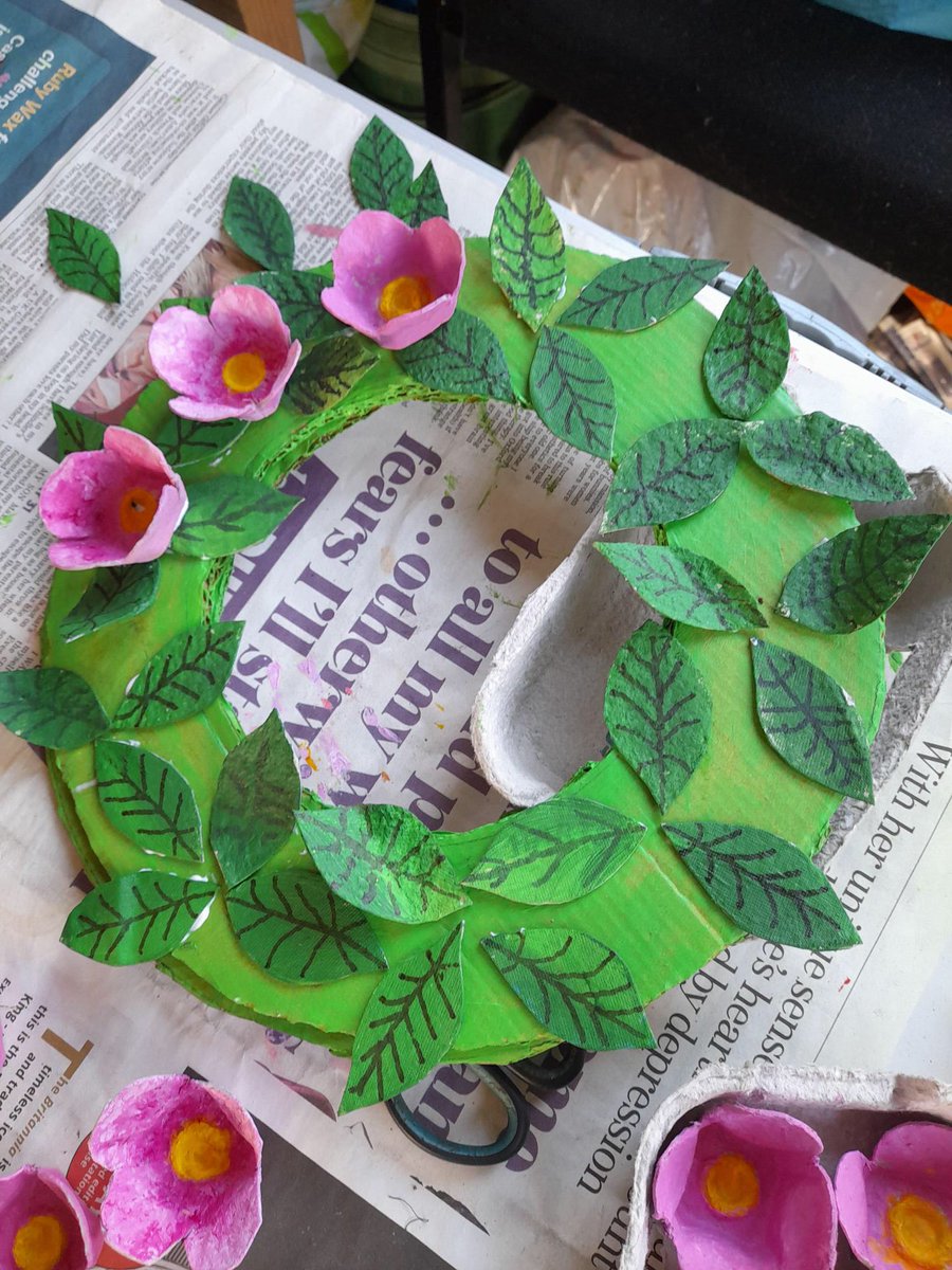 Craft at the allotment ☺️😊